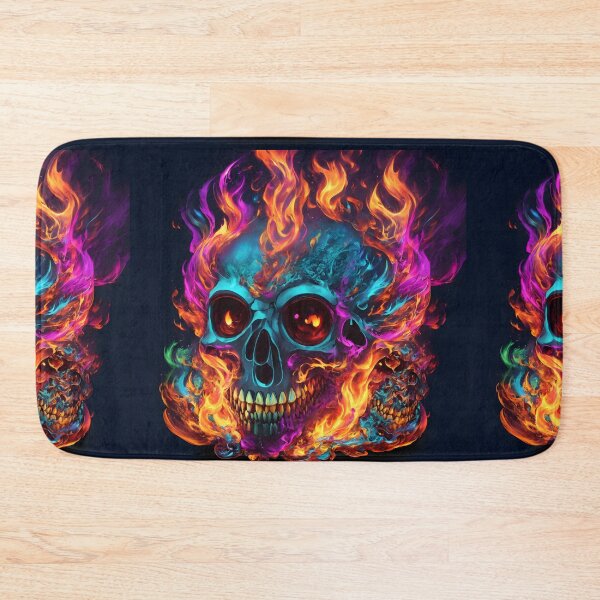 Item preview, Fire skull head designed and sold by Jayjaynaenae.