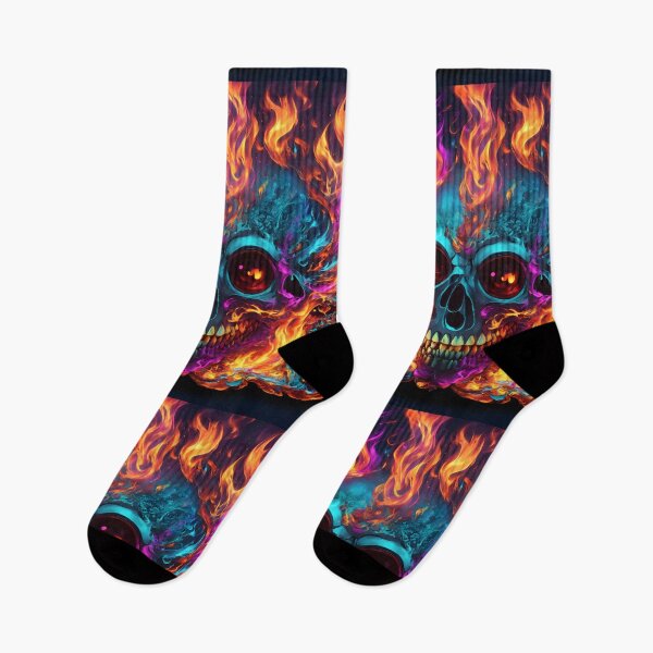 Item preview, Fire skull head designed and sold by Jayjaynaenae.