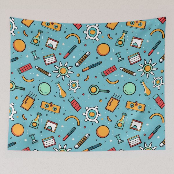 Item preview, Seamless patterns science tools designed and sold by deviatepolo.