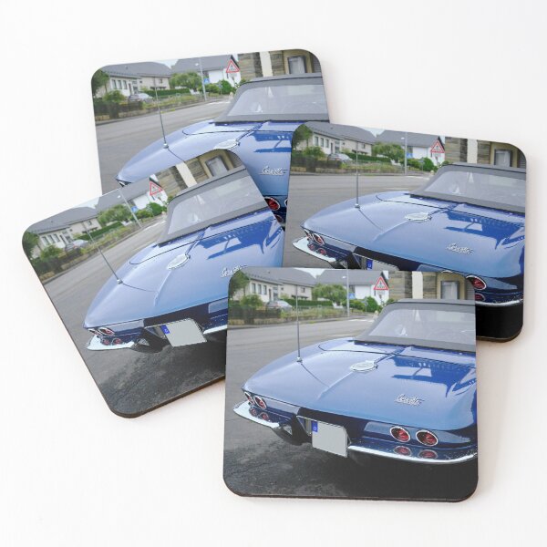 Item preview, Blue Corvette Oldtimer Back designed and sold by AlpineCars.