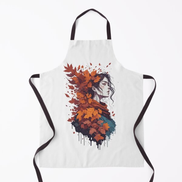 Item preview, Fall girl with Autumn leaves designed and sold by LuvleighArt.