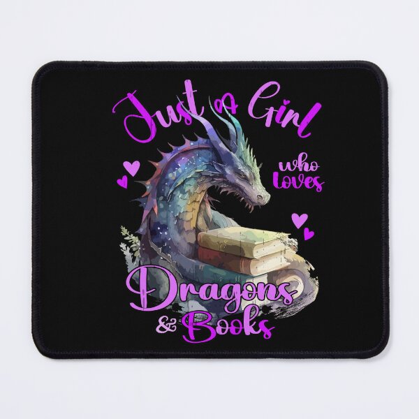 Item preview, Sólo una chica que ama los dragones y los libros. designed and sold by PrettyPittie Shop.