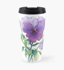 Lavendel-Stiefmütterchen Thermobecher