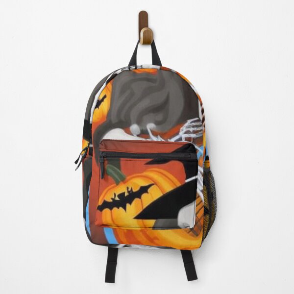 Item preview, Halloween skeleton witch playing guitar with bats designed and sold by JackFreestone.