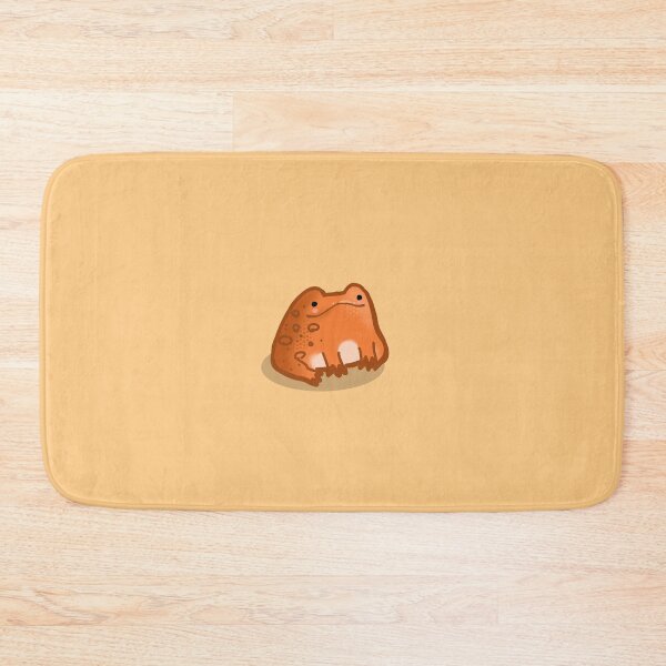 Item preview, Cute chunky orange frog designed and sold by FlowMinnow.