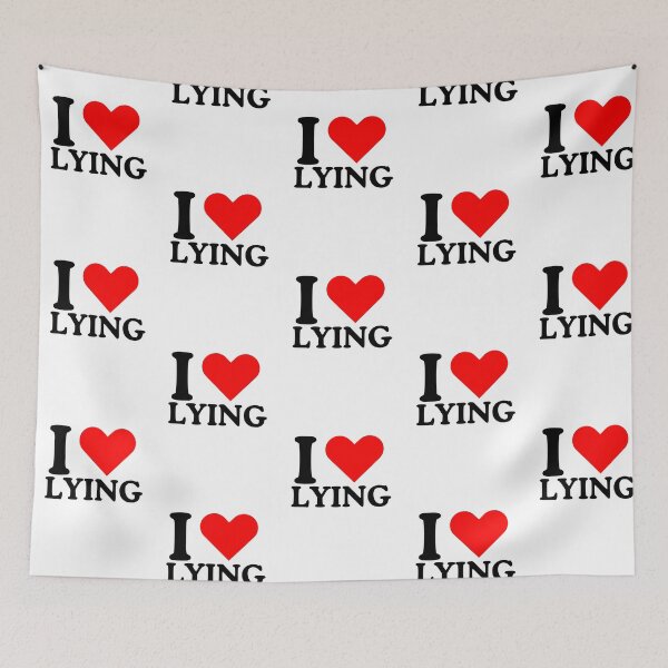 Item preview, I Love Lying Shirt, I Heart Lying designed and sold by iheartpixies.