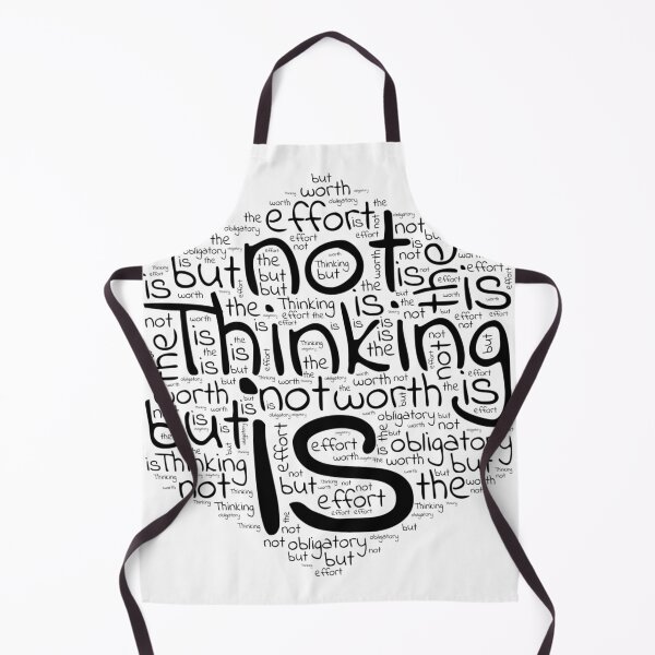 Item preview, Thinking is not obligatory but worth the effort designed and sold by MyDearWorld.