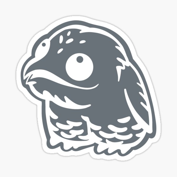 Item preview, Urutau, cute and weird bird. Stylized art for Common potoo lovers designed and sold by martodesign.