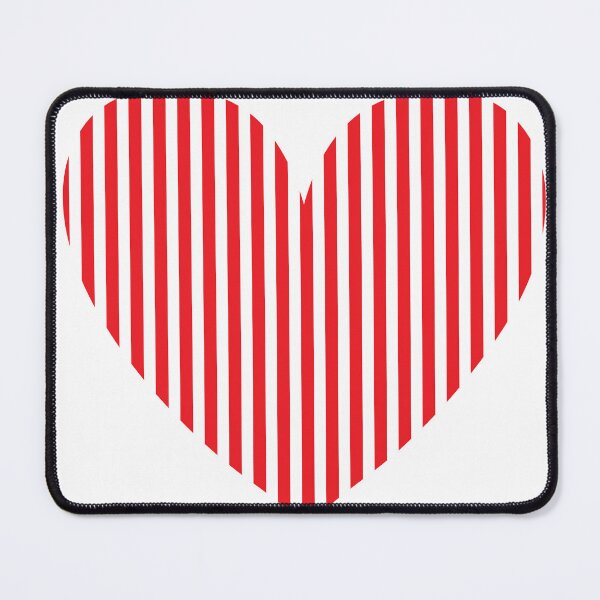 Item preview, Red Stripe heart designed and sold by BelleWoodStudio.