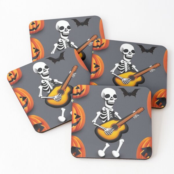 Item preview, Halloween skeleton playing guitar  designed and sold by JackFreestone.