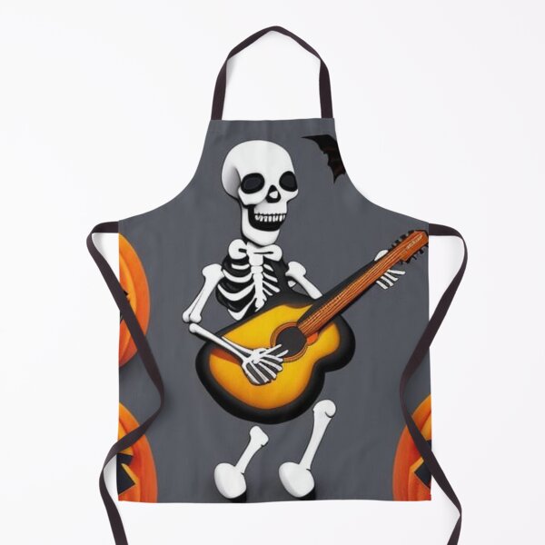 Item preview, Halloween skeleton playing guitar designed and sold by JackFreestone.