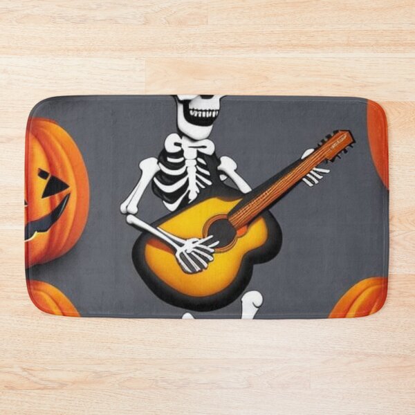 Item preview, Halloween skeleton playing guitar  designed and sold by JackFreestone.