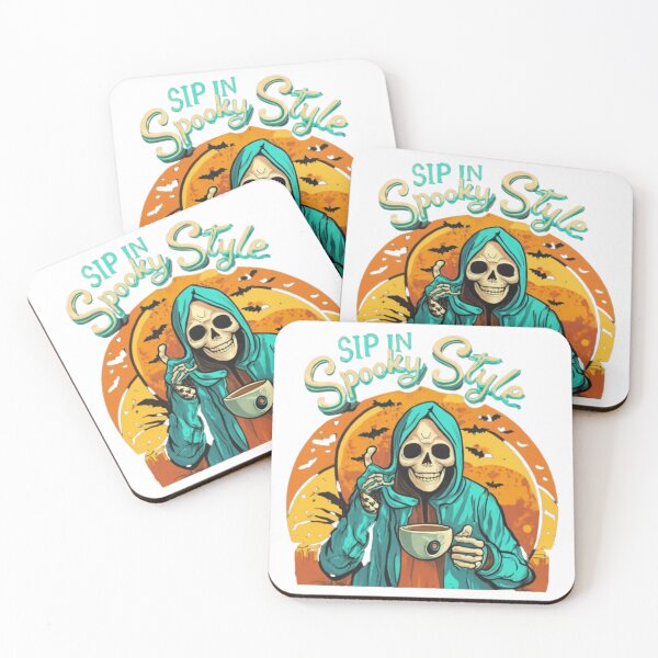 Item preview, Sip in Spooky Style - Halloween Vibes! designed and sold by HalloweenHQ.