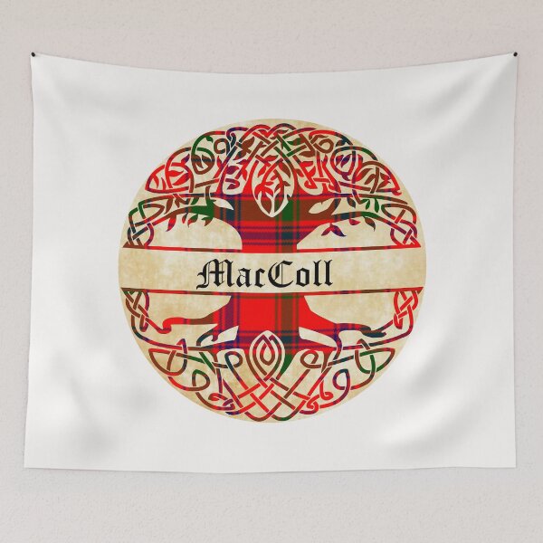 Item preview, MacColl Tree of Life Clan Scottish Surname tartan designed and sold by BagTown Clans.