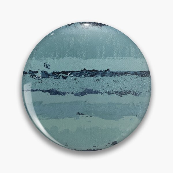 Item preview, Lines blue teal mint abstract designed and sold by ElaSzczepaniak.
