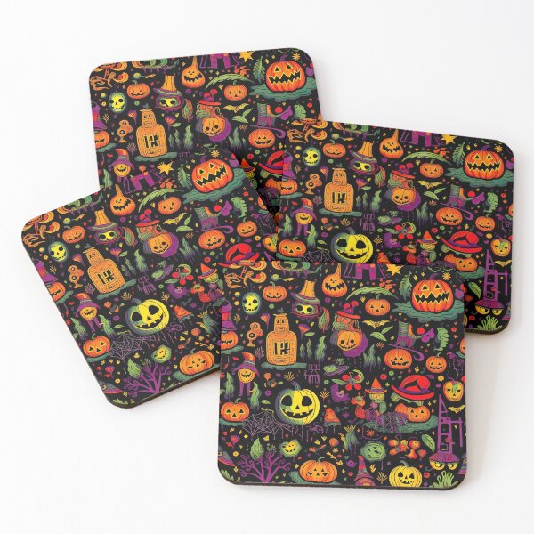 Item preview, Pattern with a fun modern design reminiscent of Helloween Monsters designed and sold by Pflugart.