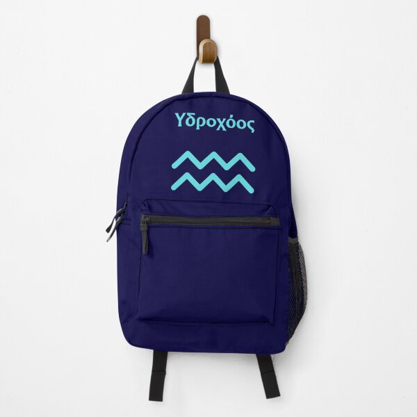 Item preview, Minimalist Style Greek Written Aquarius Symbol designed and sold by MysticZodiac.