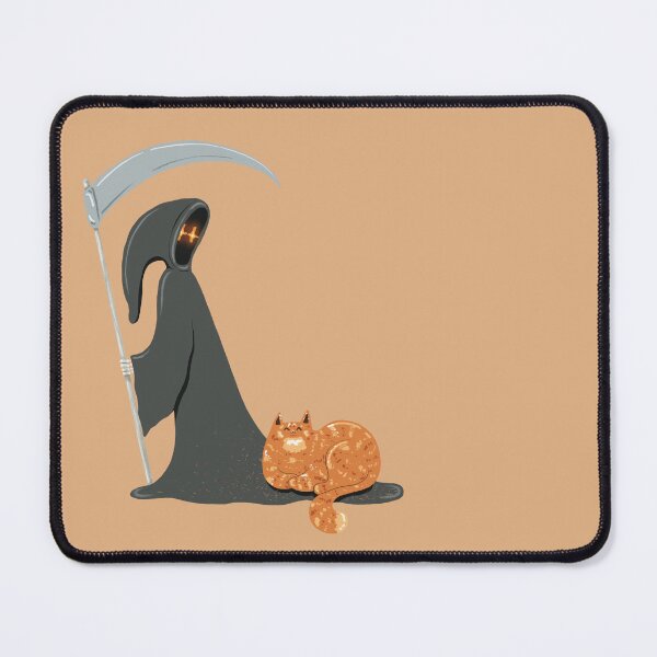 Item preview, When The Reaper Has A Cat Print designed and sold by Julia Sol.