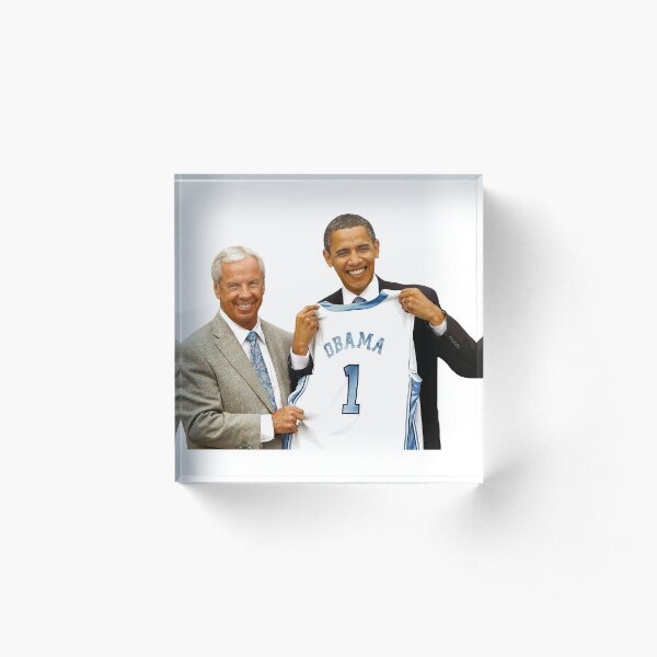 Obama & Roy Williams!! The GOATS Acrylic Block