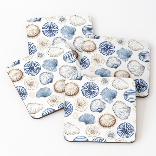 Item preview, Seashells pattern designed and sold by GabrielMadrasse.