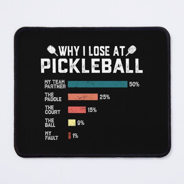 Item preview, Why I Lose at Pickleball Funny Pickleballers Gift designed and sold by jingdomdesgine.