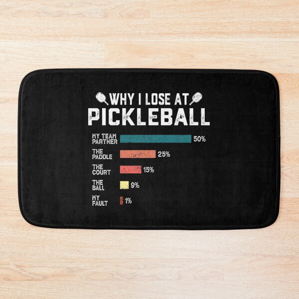 Item preview, Why I Lose at Pickleball Funny Pickleballers Gift designed and sold by jingdomdesgine.