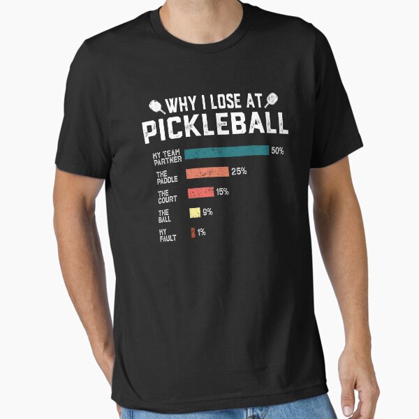 Item preview, Why I Lose at Pickleball Funny Pickleballers Gift designed and sold by jingdomdesgine.