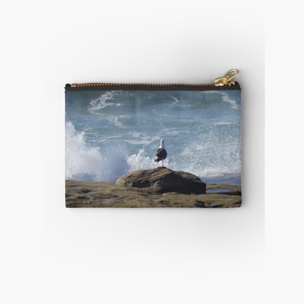 Aperçu de l'œuvre Seagull Watching The Splashing Water ~ Sunset Cliffs, California créée et vendue par Lynn  Marie Sharp.