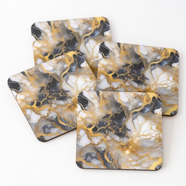 Item preview, Abstract marble texture with golden lines designed and sold by 4Seasons.