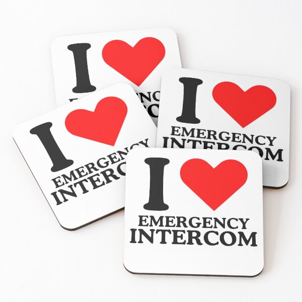 Item preview, I Love Emergency Intercom designed and sold by iheartpixies.