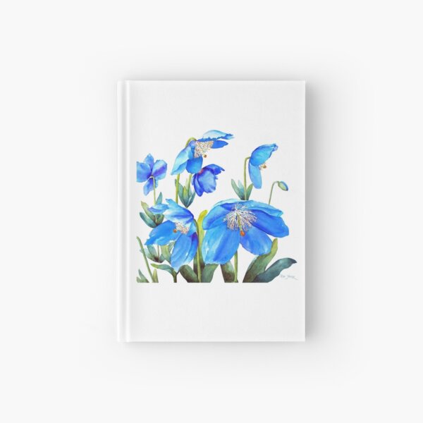 Himalayan Blue Poppies Hardcover Journal