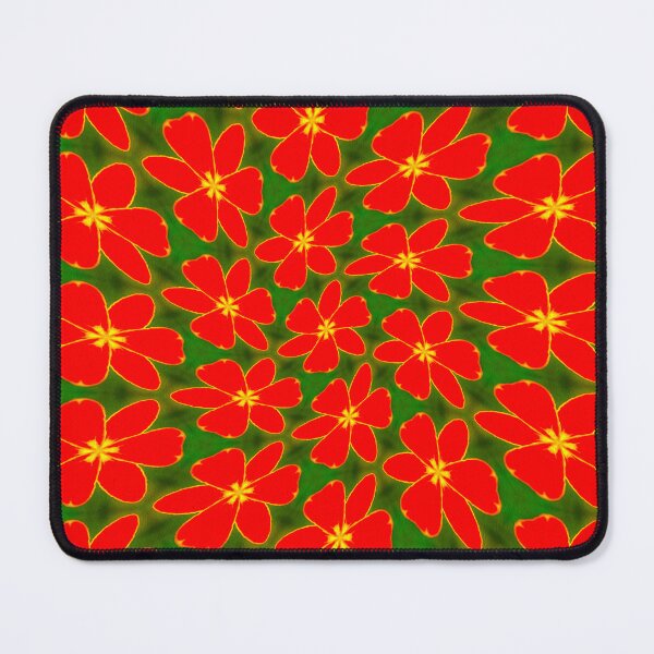 Item preview, Dark Red Flower Pattern designed and sold by Patternflower.