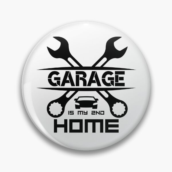Item preview, Garage Is My Second Home - White Background designed and sold by e-sportholic.