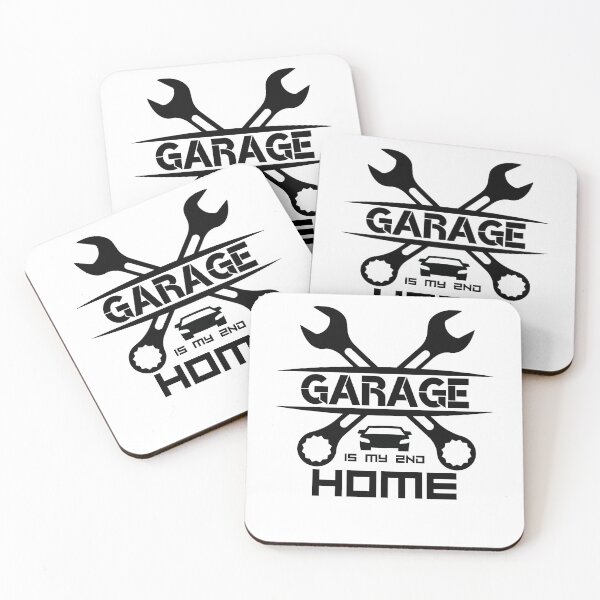 Item preview, Garage Is My Second Home - White Background designed and sold by e-sportholic.