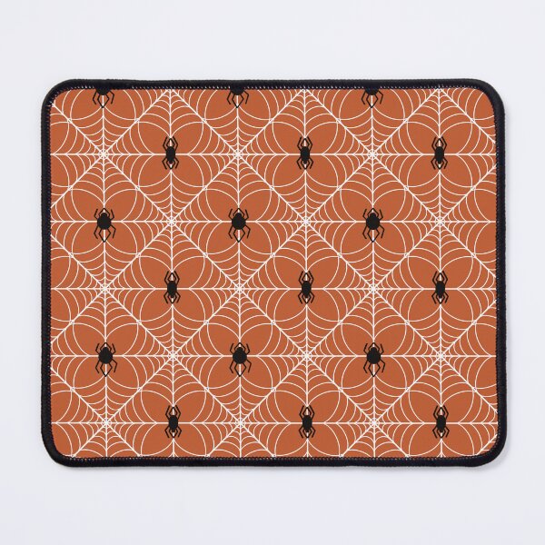 Item preview, Geometric Spiderweb Pattern On Orange Background designed and sold by Julia Sol.