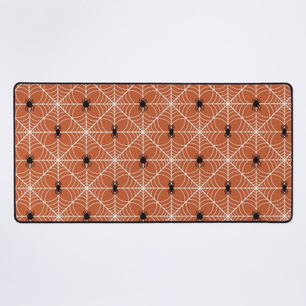 Item preview, Geometric Spiderweb Pattern On Orange Background designed and sold by Julia Sol.