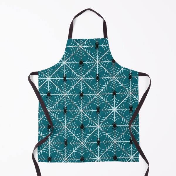 Item preview, Geometric Spiderweb Pattern On Teal Background designed and sold by Julia Sol.