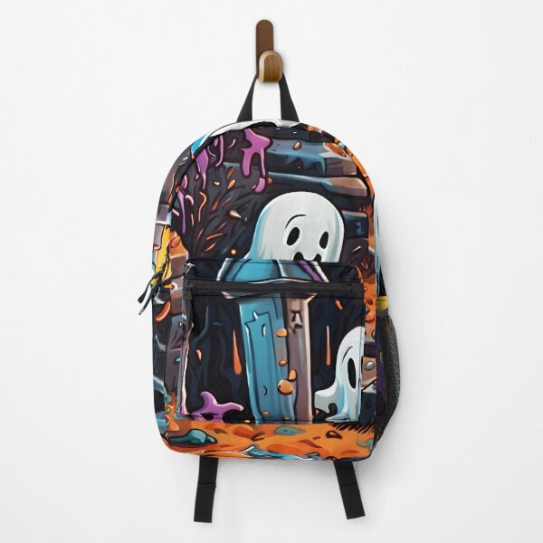 Item preview, Cute Halloween ghosts at the cemetery designed and sold by HofTao.