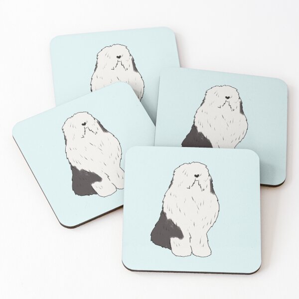 Item preview, old english sheepdog illustration designed and sold by Mayarart.