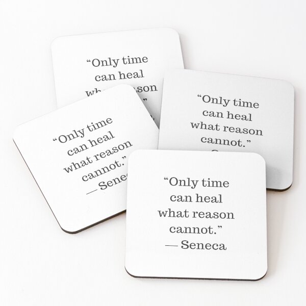 Item preview, Stoic Wisdom Quotes - Seneca - Only time can heal what reason cannot designed and sold by Inspirationmotivation.