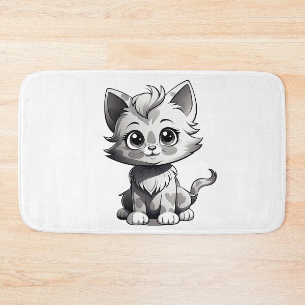 Item preview, A linear icon depicting cute cat designed and sold by Gabi.Media.