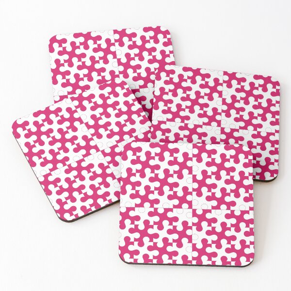 Item preview, Pink White Puzzle Pattern Design designed and sold by Bunmigraphics .