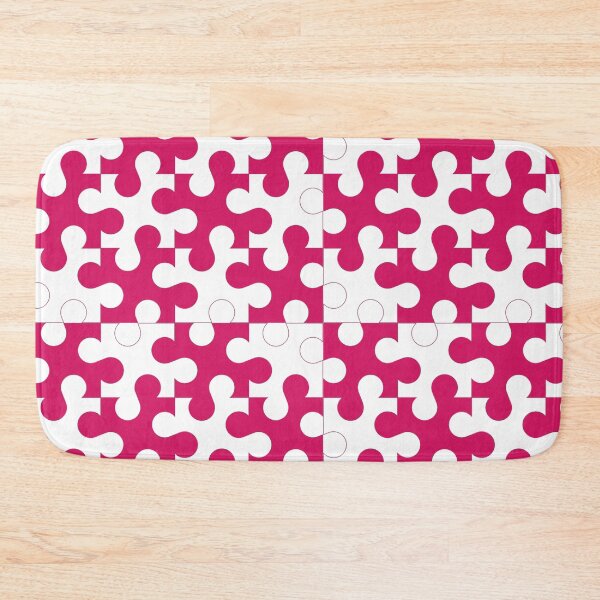 Item preview, Pink White Puzzle Pattern Design designed and sold by Bunmigraphics .