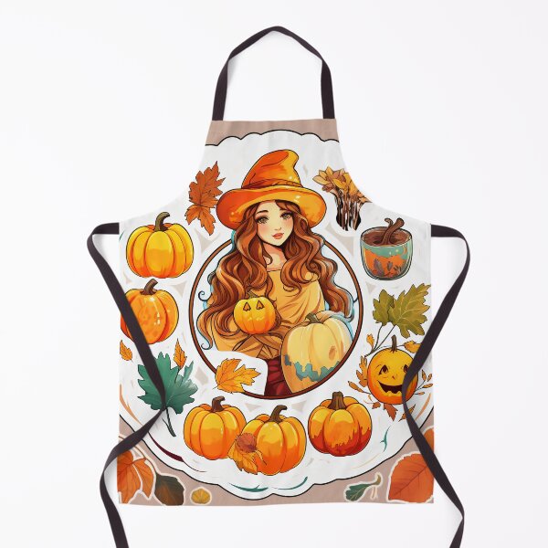 Item preview, Manga Halloween Pumpkin Witch Girl designed and sold by TheDigitalAnvil.