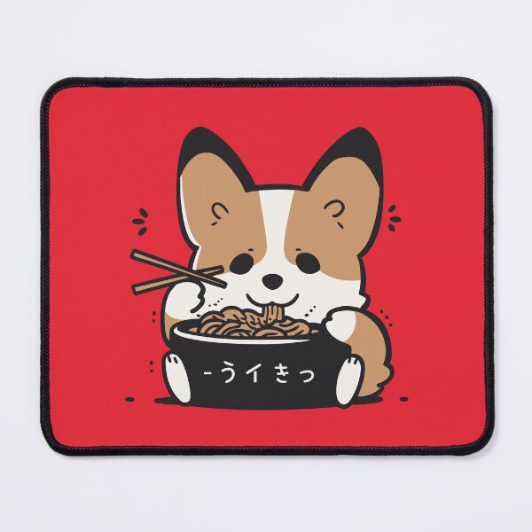 Item preview, Corgi Eating Ramen Noodles designed and sold by DioSo.