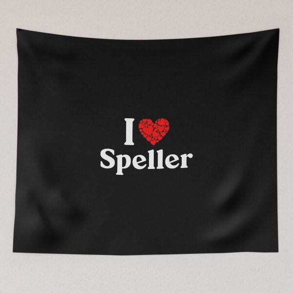 Item preview, Speller Heart - I Love Speller designed and sold by MiraclePitts.