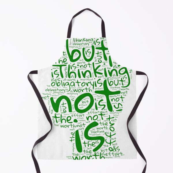 Item preview, Thinking is not obligatory but worth the effort designed and sold by MyDearWorld.