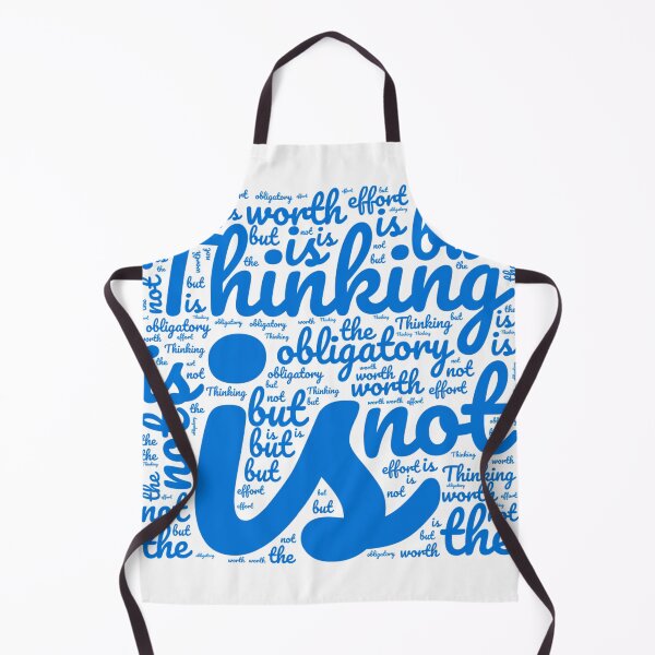 Item preview, Thinking is not obligatory but worth the effort designed and sold by MyDearWorld.