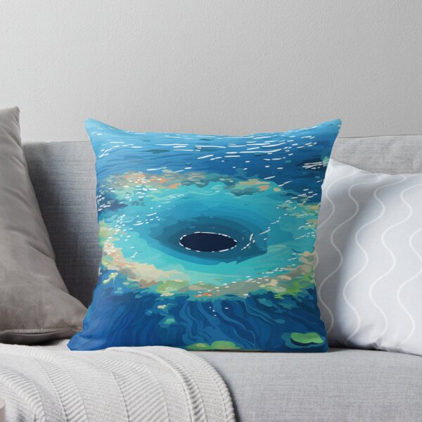 Item preview, A Pop Art Travel Print of the Great Blue Hole - Belize  designed and sold by StudioRedKoala.