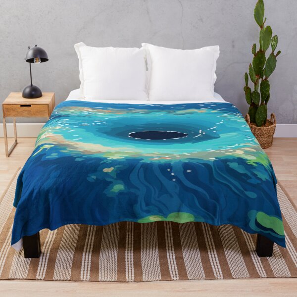 Item preview, A Pop Art Travel Print of the Great Blue Hole - Belize  designed and sold by StudioRedKoala.